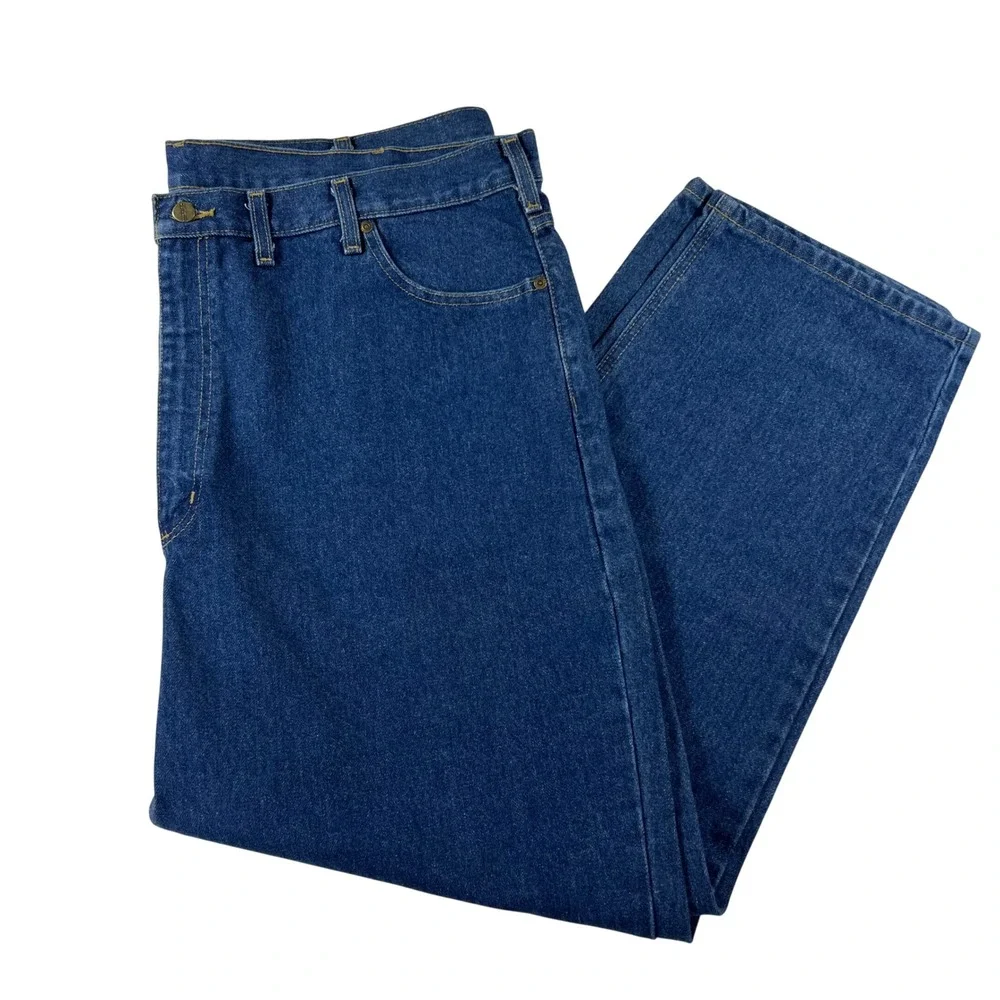 Carhartt B17 DST Jeans Mens 46x30 Relaxed Fit Tapered Leg Dark Stone 100% Cotton